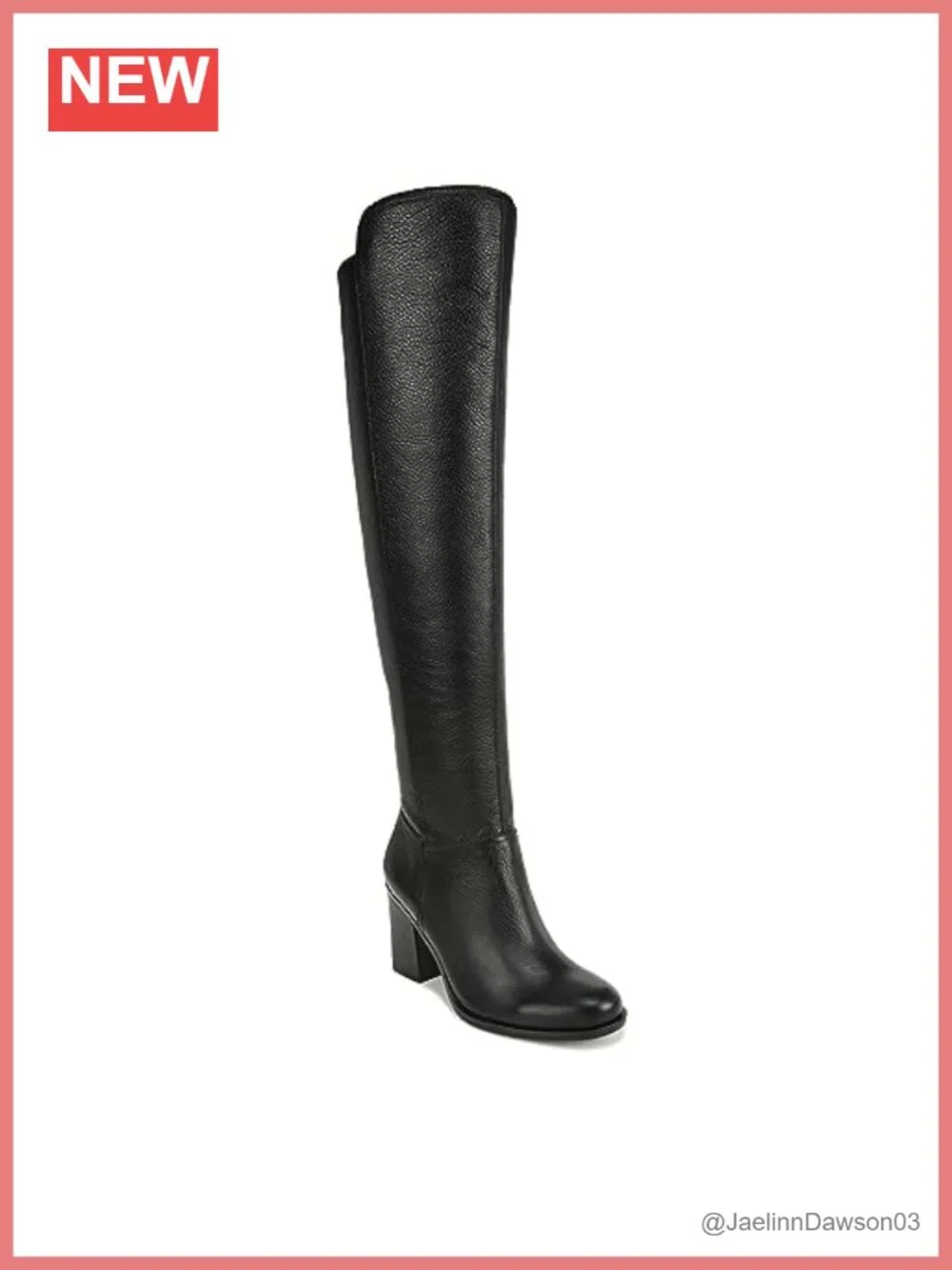 Water-Repellent Over-the-Knee Boot with All-Day Block Heel